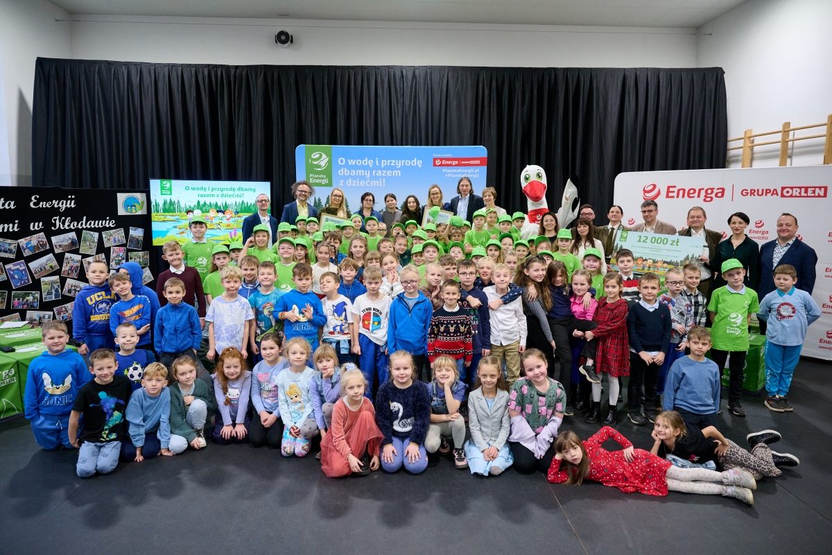 Od wody wszystko się zaczyna. Dzieci z całej Polski uczą się dbać o przyrodę z Planetą Energii