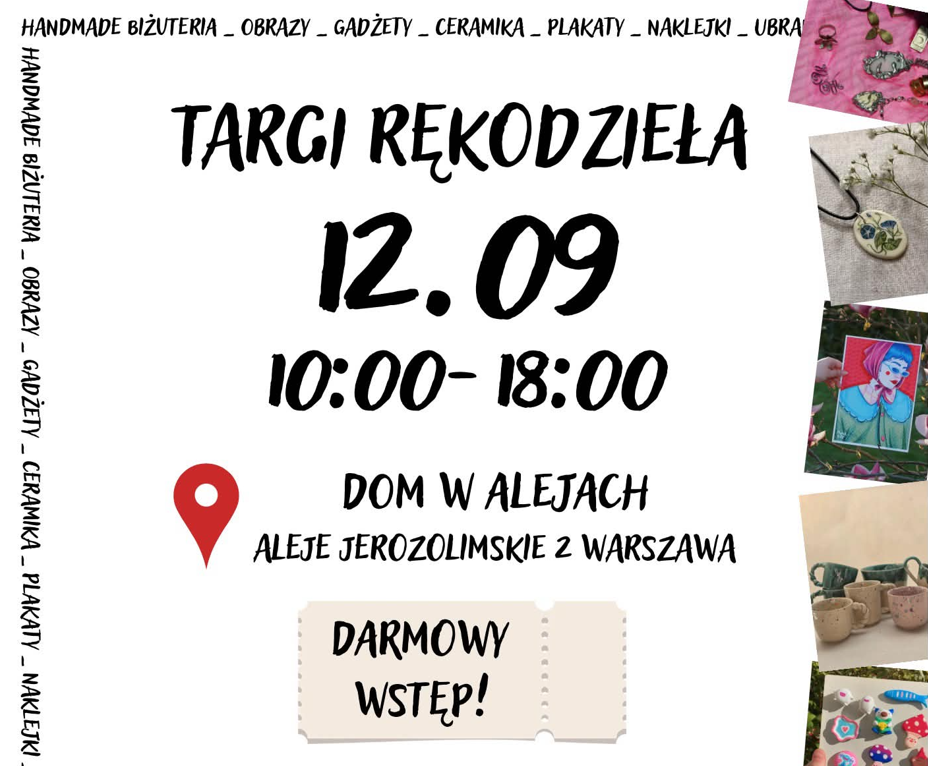 Ratujmy Twórczość – targi rękodzieła wracają do stolicy